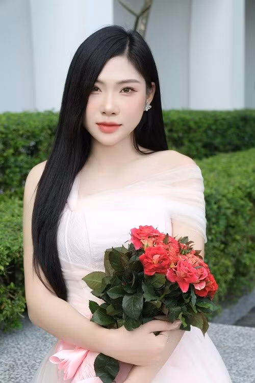 Đỗ Khánh An từng vào top 15 Hoa hậu Du lịch Việt Nam Toàn cầu 2024. Ở Hoa hậu Trái đất Việt Nam 2025, cô cũng được đánh giá cao. Ảnh: FB Khánh An.