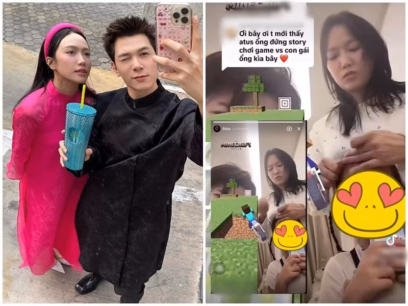 Tháng 4/2025, Anh Tú được cho là đăng tải clip hé lộ hình ảnh Diệu Nhi bên một bé gái. Một số cư dân mạng đoán già đoán non Anh Tú “trượt tay” lộ ảnh con. Ảnh: Vietnamnet.