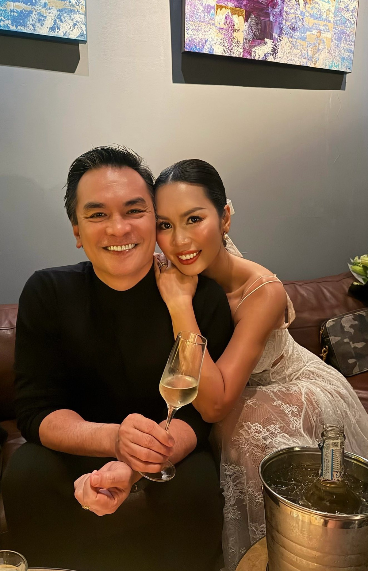 Trên trang cá nhân, Vũ Đức Hải vừa đăng tải hình ảnh gặp gỡ Hà Anh. Nhiều năm qua, cả hai rất thân thiết. Ảnh: FB Vũ Đức Hải.