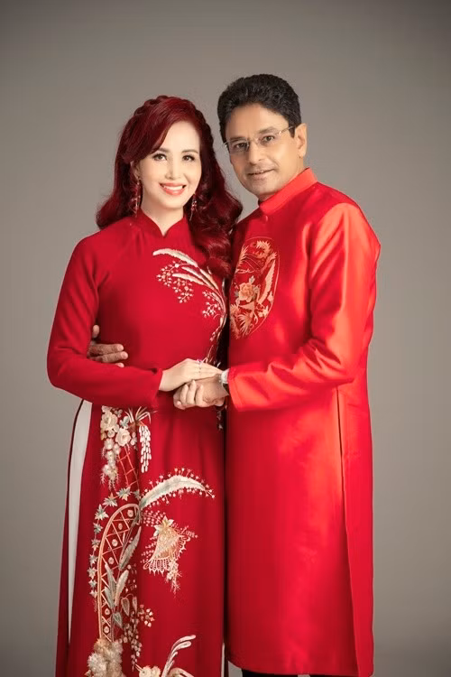 Dịp lễ tết, Diệu Hoa dành nhiều thời gian nấu ăn cho gia đình. "Vào dịp lễ tết của hai nước, tôi sẽ vào bếp nấu các món ăn của Việt Nam và Ấn Độ để cả nhà cùng thưởng thức”, nàng hậu cho biết. Ảnh: Vietnamnet.