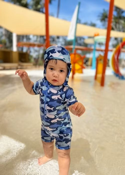 Hà Anh chia sẻ về việc ăn dặm của bé Luca: “Ban đầu Hà Anh giới thiệu nếm món 1 ngày một lần, dần ăn được thành 1 bữa sẽ cho ăn thành 1 bữa hoàn chỉnh. Sau giai đoạn rau củ quả nghiền nếm, sẽ là giai đoạn cháo rây hoặc xay nhuyễn. Từ một bữa có thể tăng thành 2 và sau thành 3. Như Luca 9 tháng thì 1 ngày ba bữa cháo đặc. Và uống thêm sữa vào các bữa giữa”.