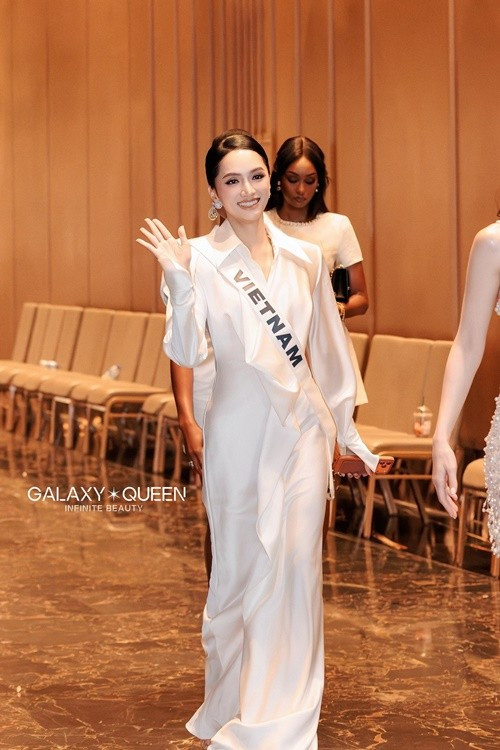 Chuyên trang sắc đẹp Missosology vừa dự đoán Hương Giang vào top 15 Miss Universe 2025. Ảnh: Galaxy Queen.