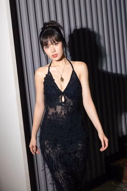 Trâm Anh từng á quân chương trình The Face Vietnam 2018. Ảnh: FB Trâm Anh.