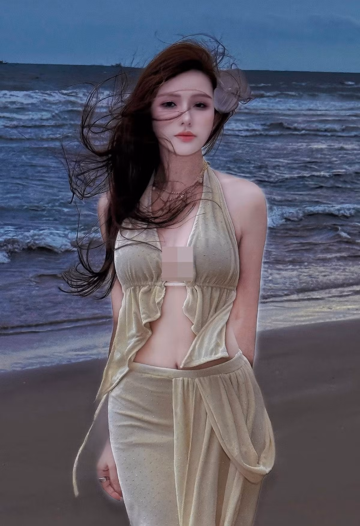 Kể từ khi sinh con gái thứ hai, sức khỏe của Thu Thủy giảm sút khá nhiều. Ảnh: FB Thu Thủy.