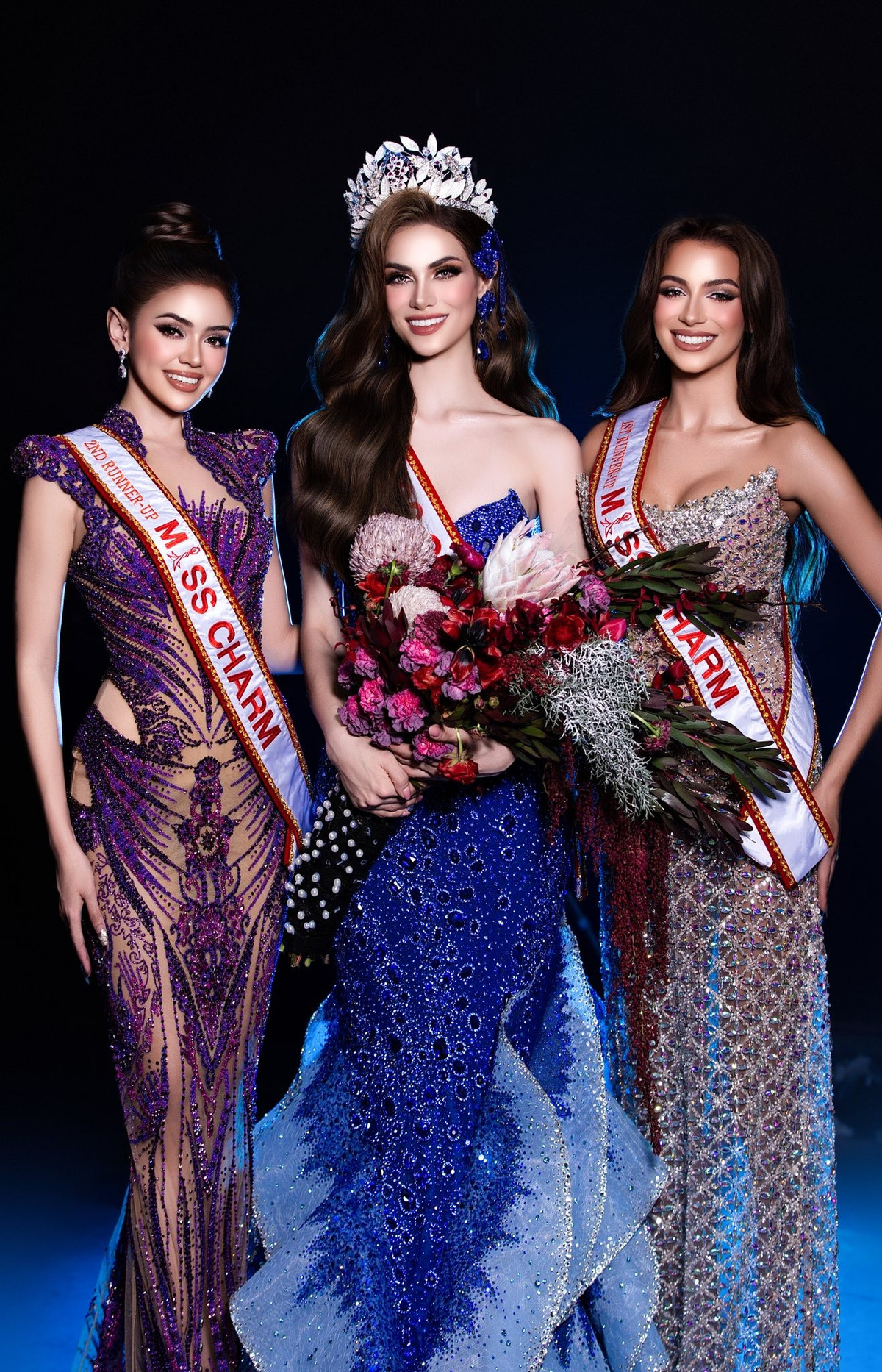 Anna giành vương miện Miss Charm ở mùa thứ 3. Ảnh: Miss Charm.