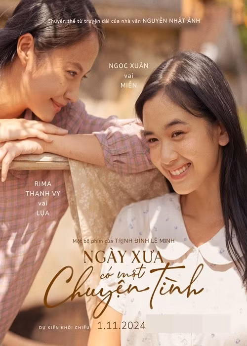 Trong Ngày xưa có một chuyện tình, Rima Thanh Vy đóng vai Lụa. Theo Người Lao Động nhân vật Lụa là chị gái của nữ chính Miền (Ngọc Xuân đóng), yêu say đắm một người nhưng bị gia đình ngăn cản. Ảnh: FB Rima Thanh Vy.