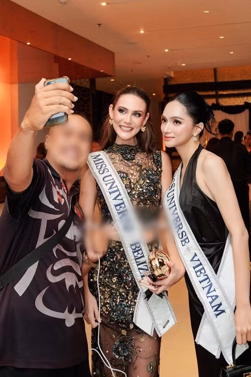 Isabella khen ngợi Hương Giang là cô gái tuyệt vời. Cả hai trò chuyện và hiểu hơn về đối phương. Ảnh: FB Hương Giang.