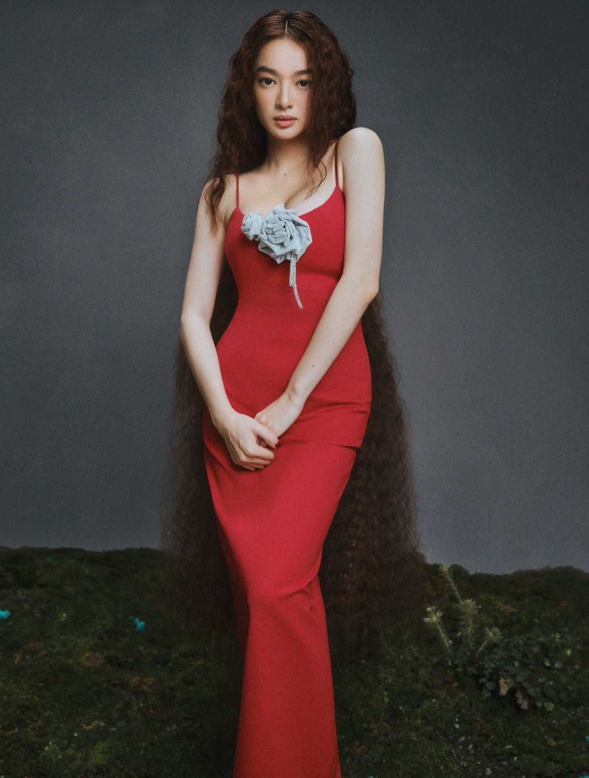 Cô sở hữu vòng một căng đầy tự nhiên. Theo Người Lao Động, năm 2022, Kaity Nguyễn quyết định thu nhỏ vòng một bằng cách hút mỡ. Ảnh: FB Kaity Nguyễn.