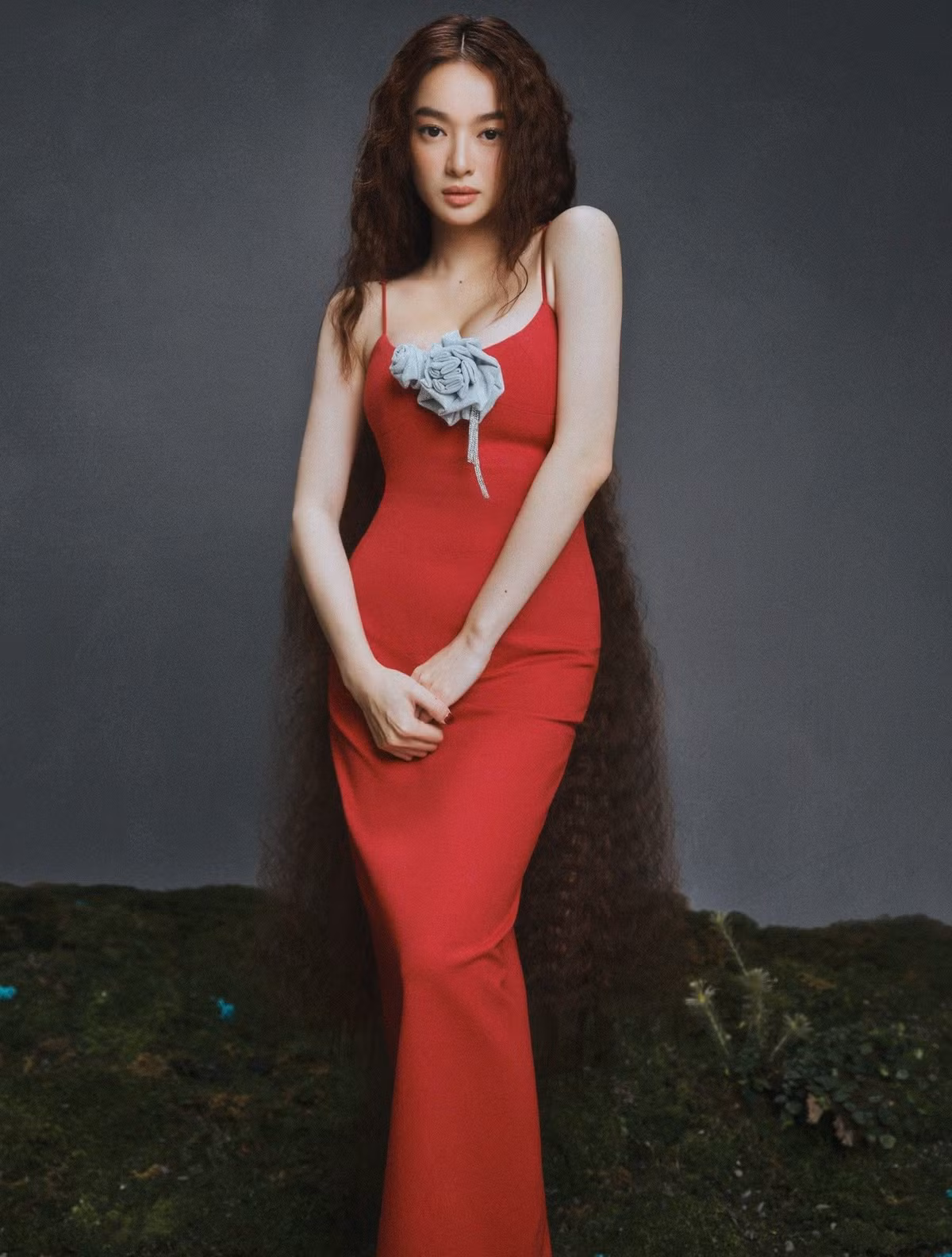 Cô sở hữu vòng một căng đầy tự nhiên. Theo Người Lao Động, năm 2022, Kaity Nguyễn quyết định thu nhỏ vòng một bằng cách hút mỡ. Ảnh: FB Kaity Nguyễn.