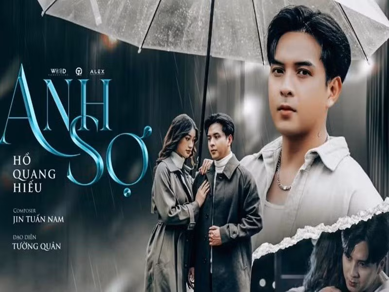 Kim Ngân đóng cặp với Hồ Quang Hiếu trong MV Anh sợ của nam ca sĩ Ảnh: FB Kim Ngân.