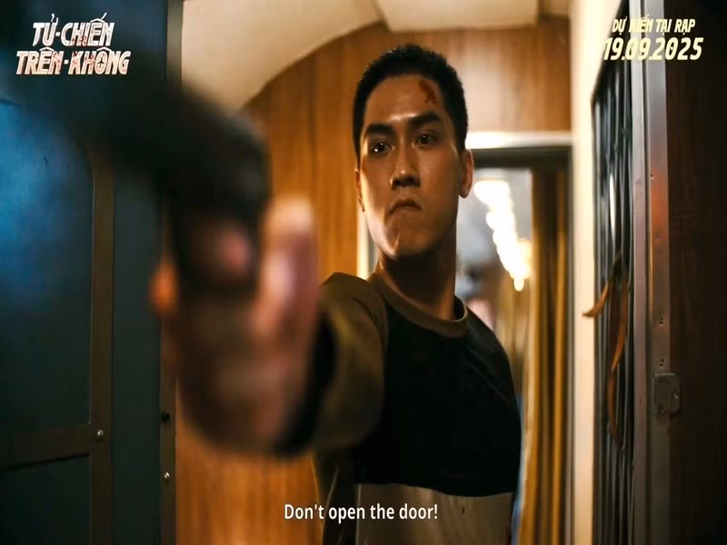 Võ Điền Gia Huy đóng vai một thành viên của nhóm không tặc. Ảnh: FB Võ Điền Gia Huy.