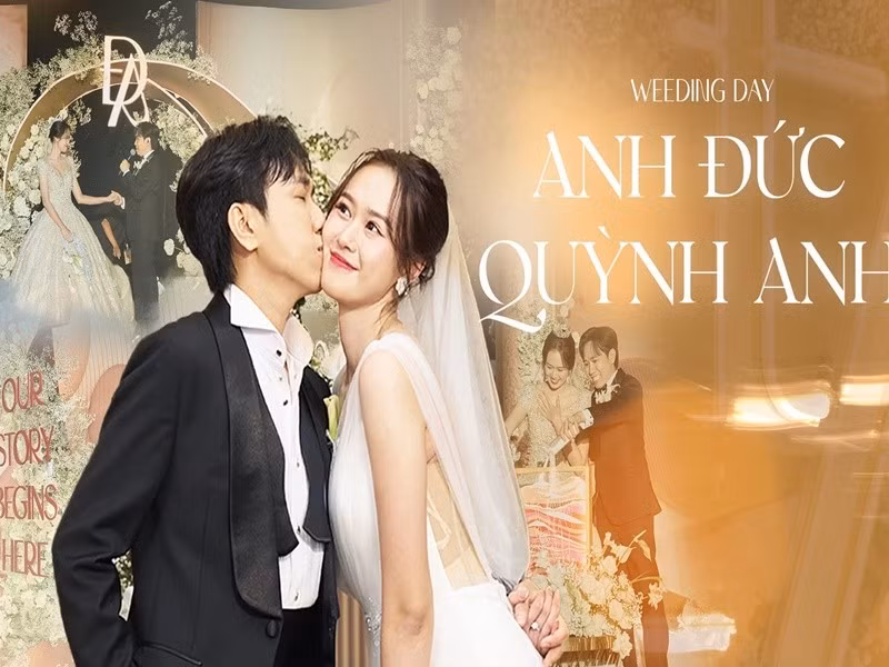 Đám cưới của Anh Đức được tổ chức hoành tráng vào tháng 9/2024 tại TP HCM. Ảnh: FB Anh Đức.