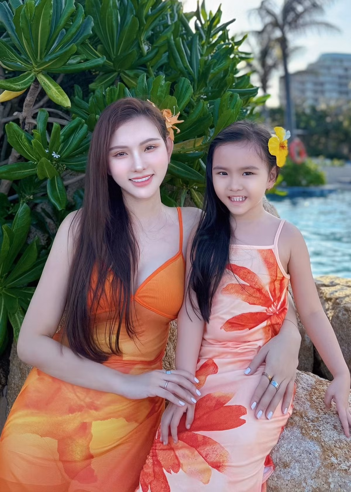 Con gái Thu Thủy càng lớn càng xinh xắn. Nữ ca sĩ cho biết, ái nữ là bản sao nhí của cô. Ảnh: FB Thu Thủy.