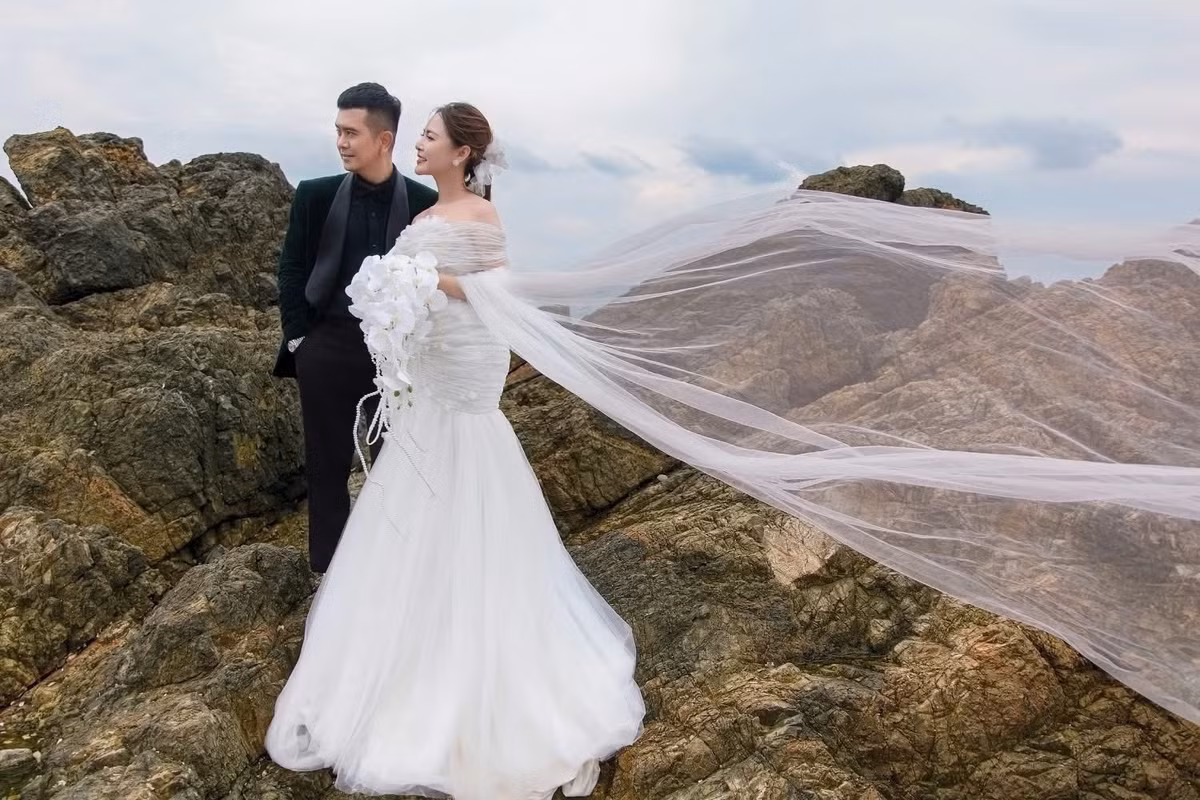 Tuệ Tâm và Hùng Thuận công khai hẹn hò vào năm 2024. Ảnh: Thương Trường.