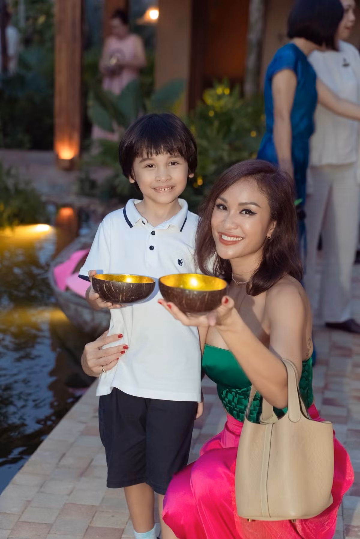 Con trai lai Tây của Phương Mai đáng yêu, kháu khỉnh. Ảnh: FB Phương Mai.