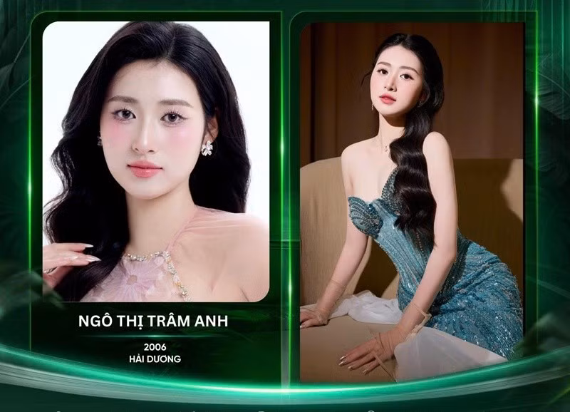 Cô từng giành danh hiệu Hoa khôi Sinh viên thanh lịch 2024. Ảnh: FB Trâm Anh.