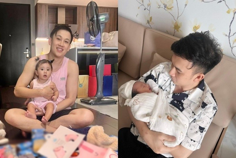 Dương Triệu Vũ cưng chiều con gái Bảo Anh. Ảnh: Arttimes.