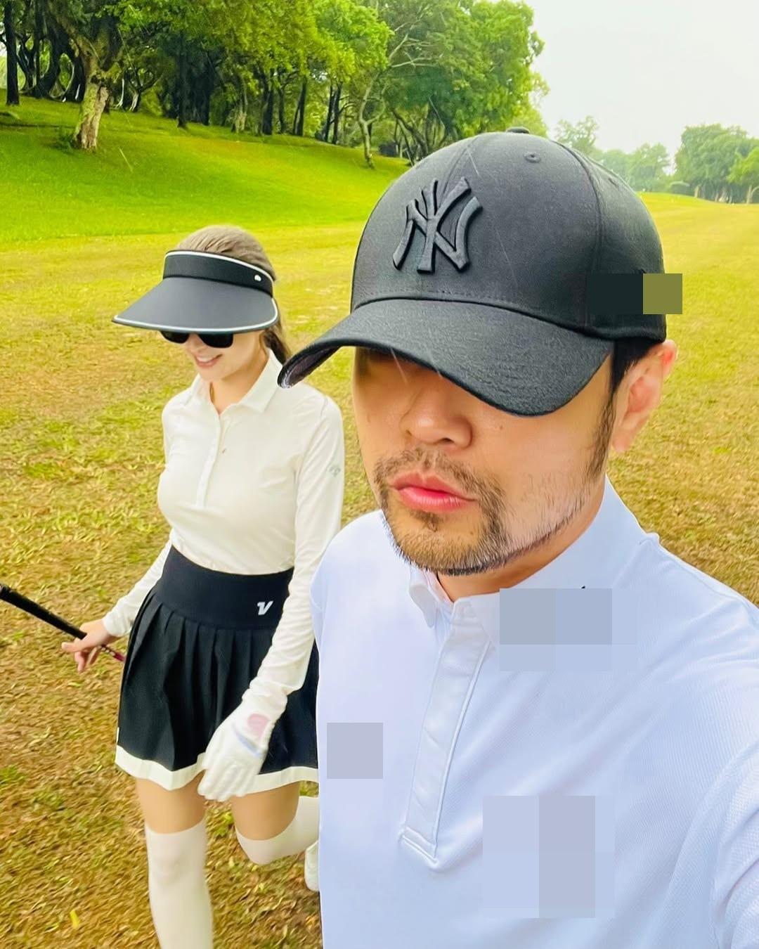 Châu Kiệt Luân và vợ thường xuyên đi du lịch, đánh golf cùng nhau. Ảnh: Instagram Châu Kiệt Luân.