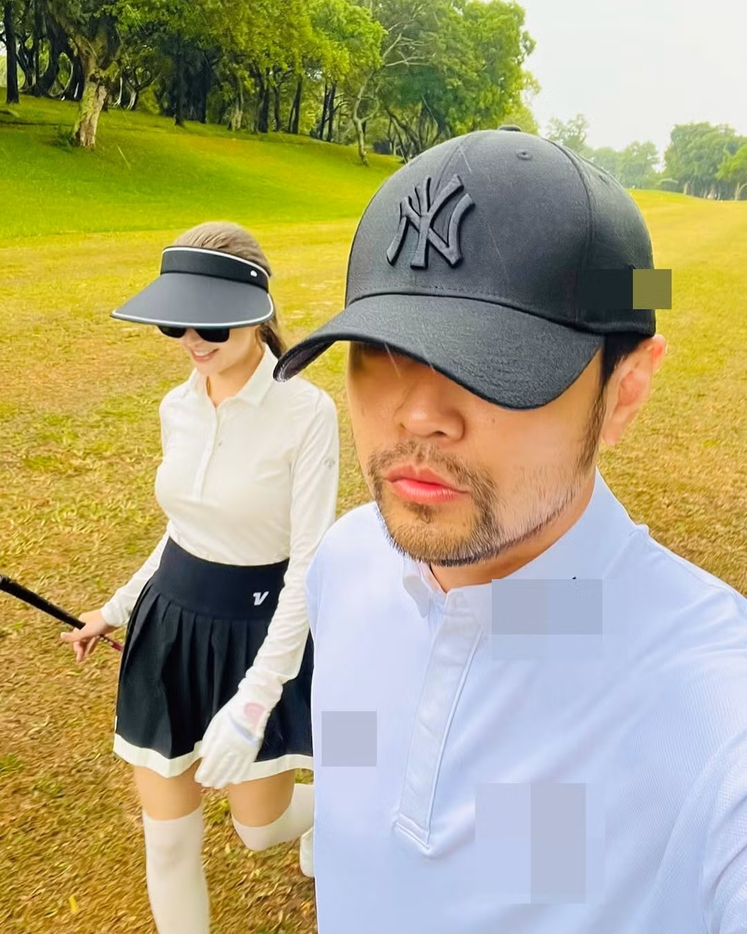 Châu Kiệt Luân và vợ thường xuyên đi du lịch, đánh golf cùng nhau. Ảnh: Instagram Châu Kiệt Luân.