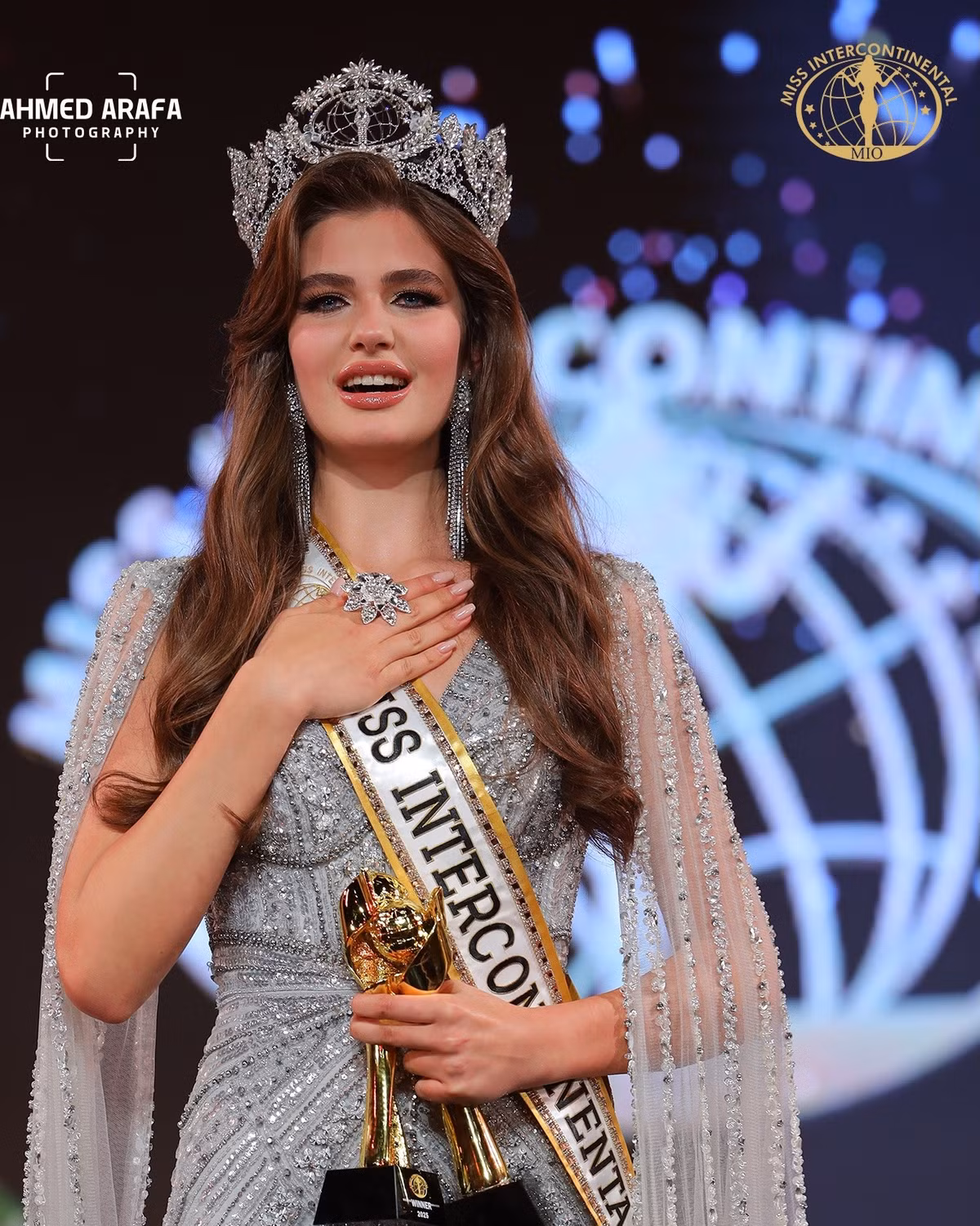 Chung kết Miss Intercontinental - Hoa hậu Liên lục địa lần thứ 53 vừa khép lại với chiến thắng thuộc về đại diện Nga -Varvara Yakovenko. Ở sân chơi nhan sắc này, Varvara cạnh tranh vương miện với hơn 60 người đẹp khác. Ảnh: Miss Intercontinental.