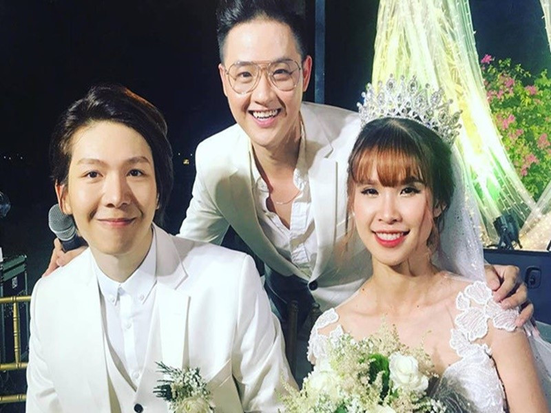 Khởi My không chỉ lên tiếng về tin đồn bầu bí mà còn chia sẻ lý do hiếm khi đăng tải hình ảnh chồng. Ảnh: Dân Việt.