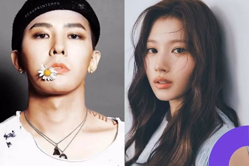 Theo Dân Việt, mới đây, Sana cho biết, cô tình cờ gặp G-Dragon trong một chương trình. Sau đó, nam ca sĩ gắn tài khoản của cô trong một bài đăng chỉ để úp mở về việc anh xuất hiện trong chương trình. Ảnh: Dân Việt.