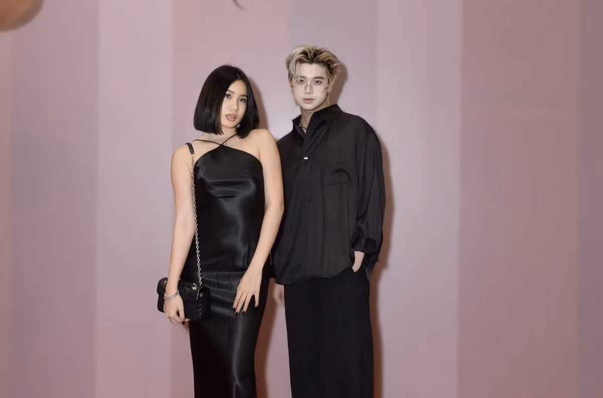 Tham gia một sự kiện mới đây, Mimi- con gái của nhạc sĩ Lưu Thiên Hương chụp ảnh chung với Corbin K. Ảnh: FB Lưu Thiên Hương.