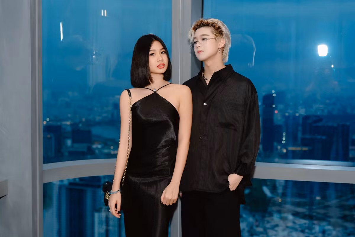 Khi được hỏi về mối quan hệ với Corbin K, Mimi chia sẻ trên Arrtimes, cả hai chỉ là bạn bè, đồng nghiệp thân thiết. Ảnh: FB Mimi Lưu.