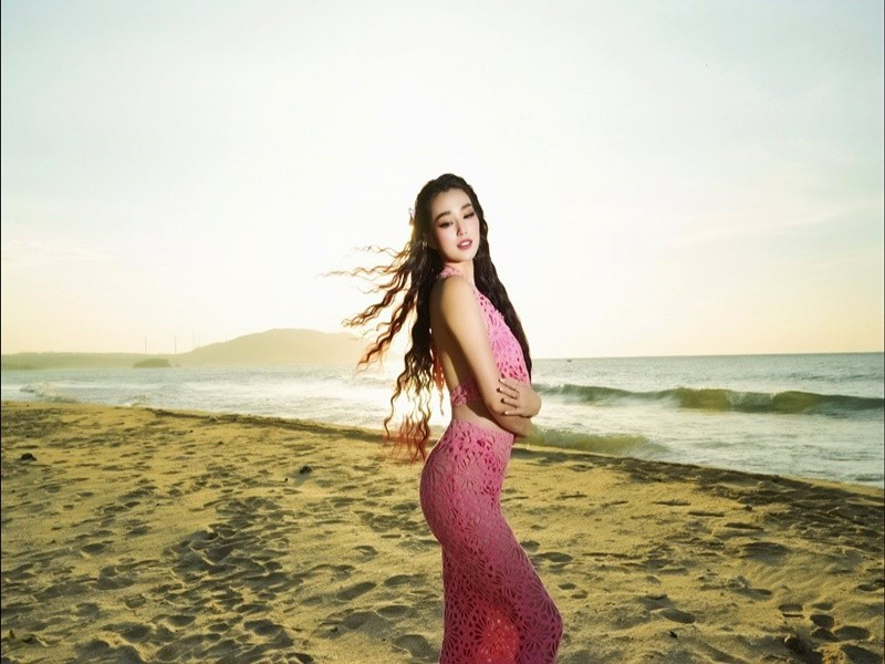 Khánh My chăm chỉ tập luyện để giữ hình thể săn chắc. Mới đây, cô khoe vóc dáng vẫn gợi cảm sau thời gian ăn chay. Ảnh: FB Khánh My.