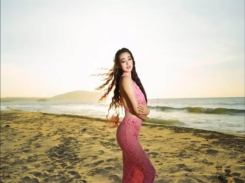 Khánh My chăm chỉ tập luyện để giữ hình thể săn chắc. Mới đây, cô khoe vóc dáng vẫn gợi cảm sau thời gian ăn chay. Ảnh: FB Khánh My.