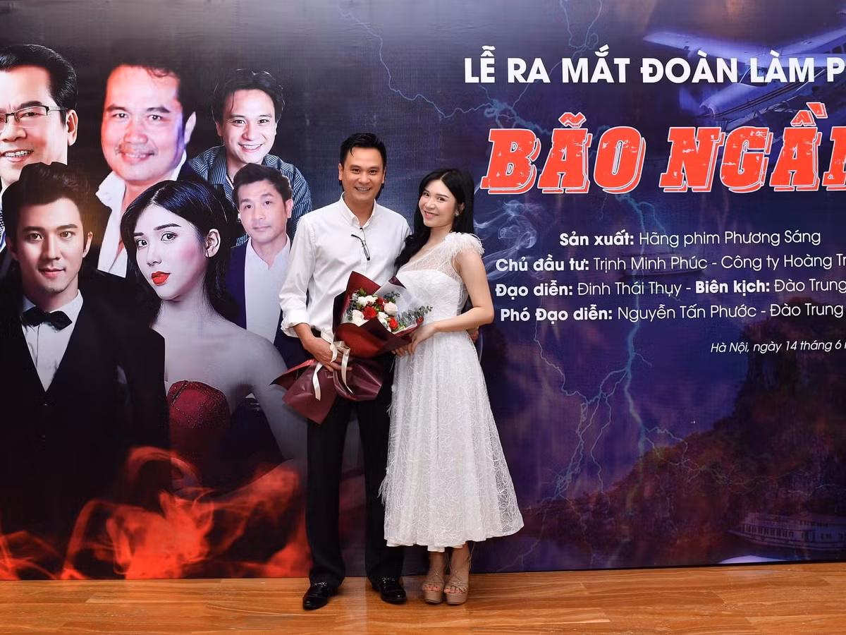 Trong Bão ngầm lên sóng năm 2022, bạn gái cũ của Quang Lê đóng vai nữ cảnh sát Hải Yến. Ảnh: FB Thanh Bi.