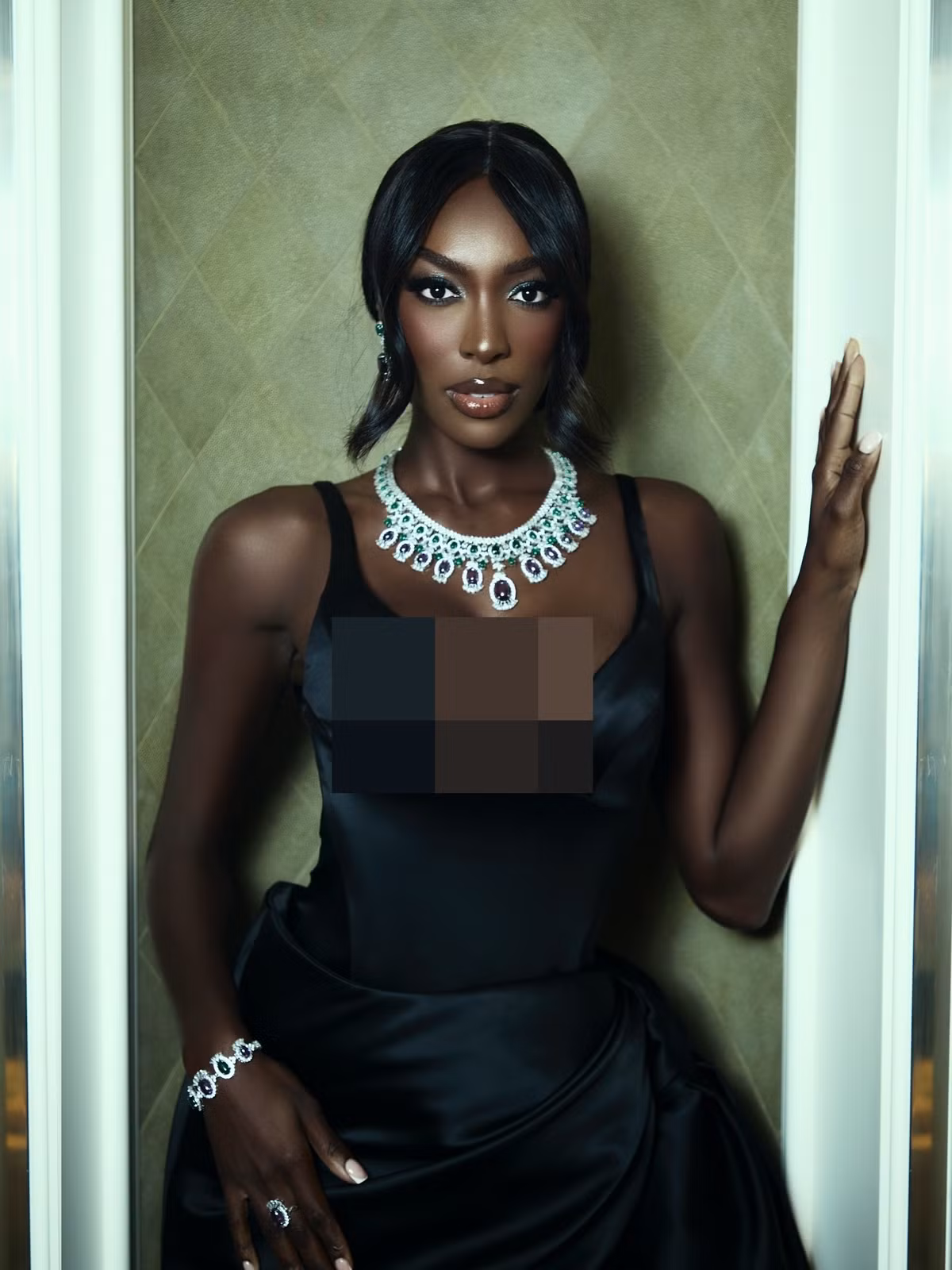 Olivia Yace đăng quang Hoa hậu Bờ Biển Ngà năm 2021. Ảnh: FB Olivia Yace.