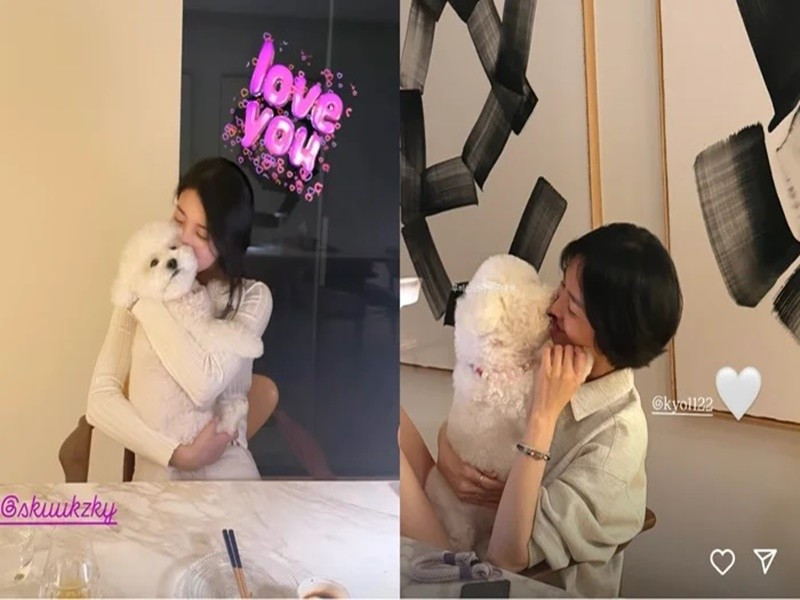 Mới đây, Song Hye Kyo và Suzy có buổi gặp gỡ thân mật. Đây không phải là lần đầu tiên hai mỹ nhân Hàn Quốc tận hưởng khoảng thời gian rảnh rỗi bên nhau. Ảnh: Saostar.