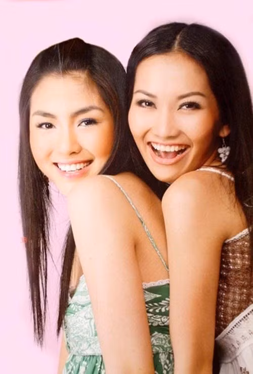 Thời thanh xuân, Kim Hiền (phải) và Tăng Thanh Hà hợp tác trong hai bộ phim: Dốc tình và Hương phù sa. Ảnh: Giáo Dục Việt Nam.