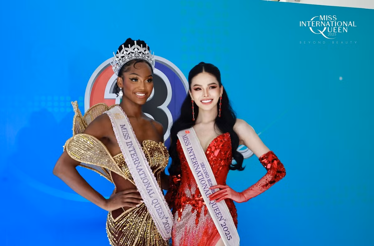 Hà Tâm Như chia sẻ, khoảnh khắc giành ngôi vị á hậu 2 là giấc mơ đã trở thành hiện thực. Trước ánh hào quang, cô gửi lời cảm ơn đến những người đã đồng hành trên hành trình này. Ảnh: Miss International Queen.