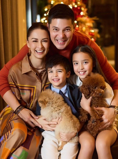 "Anh truyền cảm hứng cho cả gia đình. Em biết rằng em luôn ở đây để ủng hộ anh", Marian nhắn nhủ bạn đời. Ảnh: FB Marian Rivera.