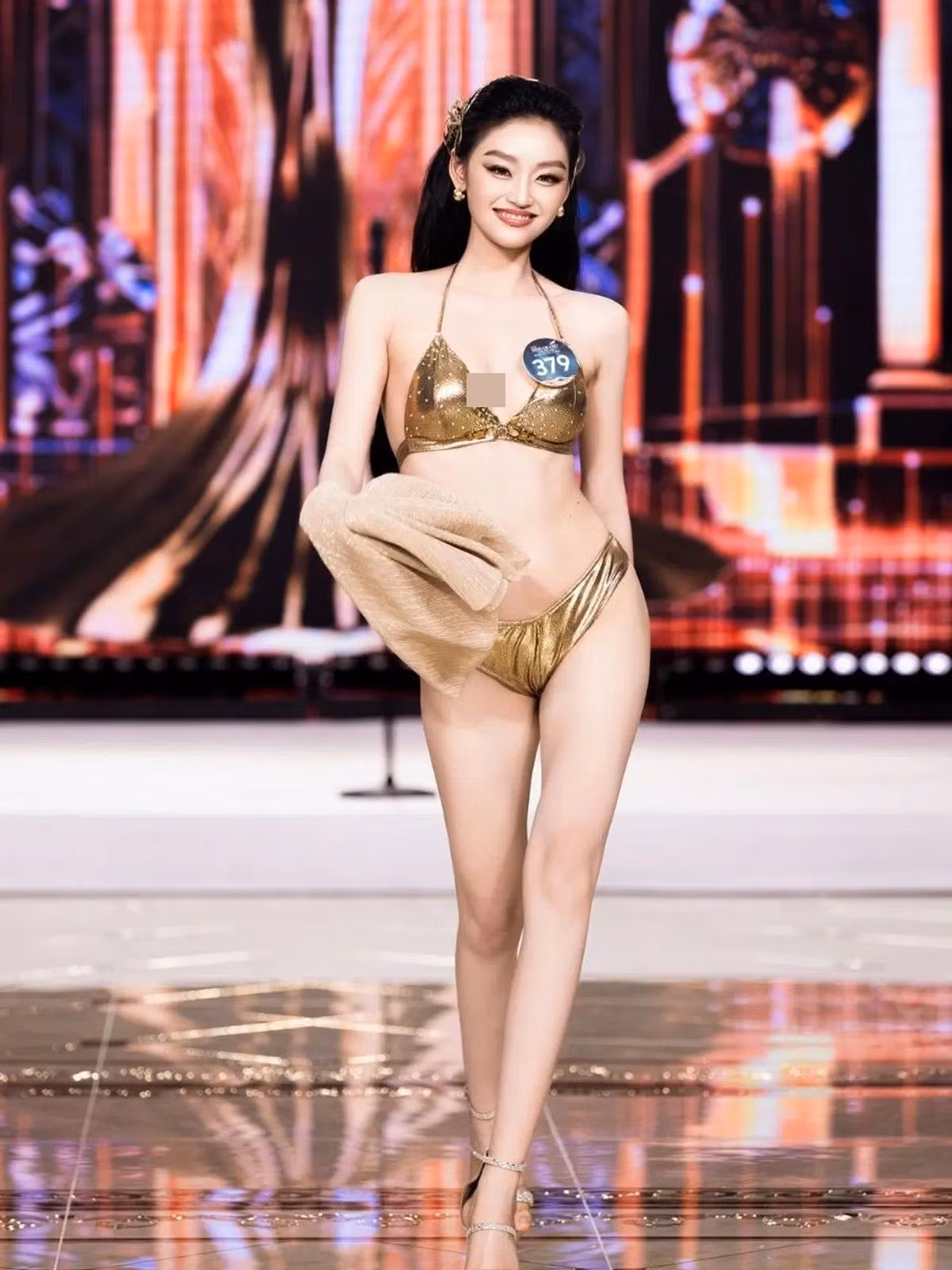 Yến Nhi sinh năm 2000, từng lọt top 15 Miss Grand Vietnam 2024. Ảnh: Miss Grand Vietnam.