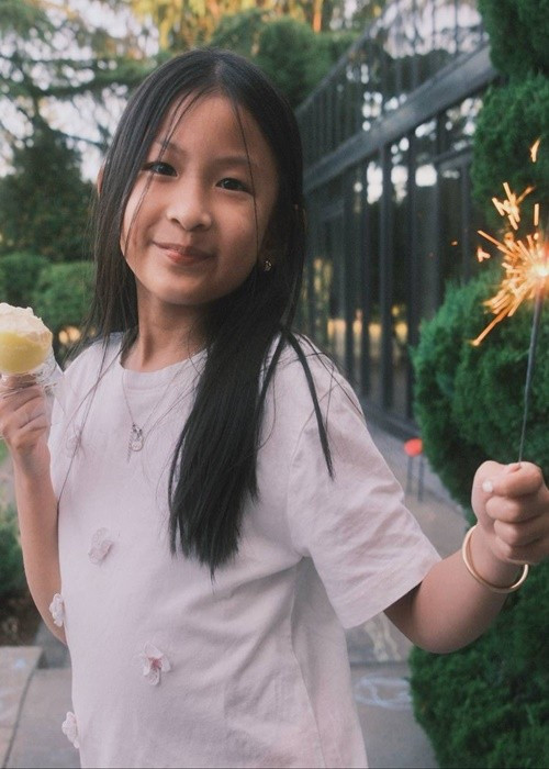 Yến Phương khoe con gái sống tình cảm. Ảnh: FB Yến Phương.