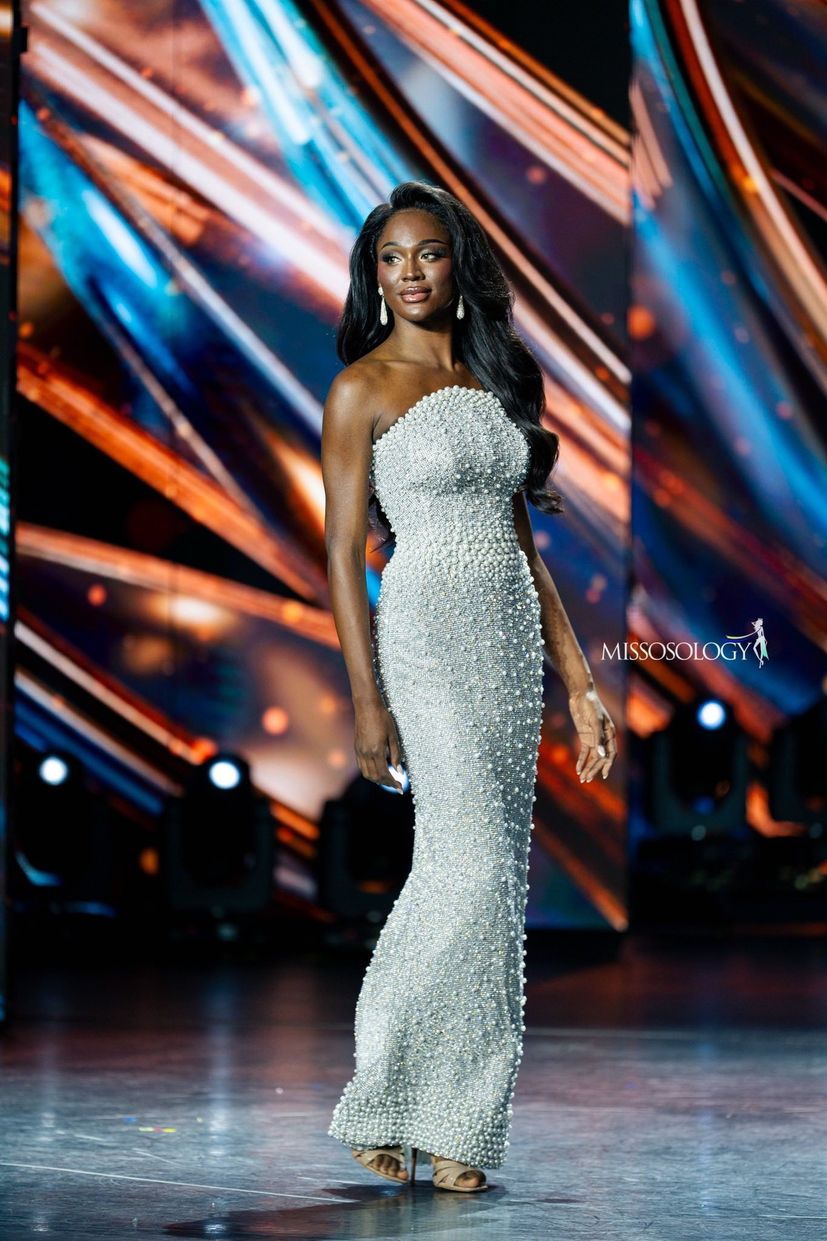 Ở Hoa hậu Chuyển giới Quốc tế 2025, đại diện Mỹ luôn thuộc top thí sinh mạnh. Ảnh: Missosology.