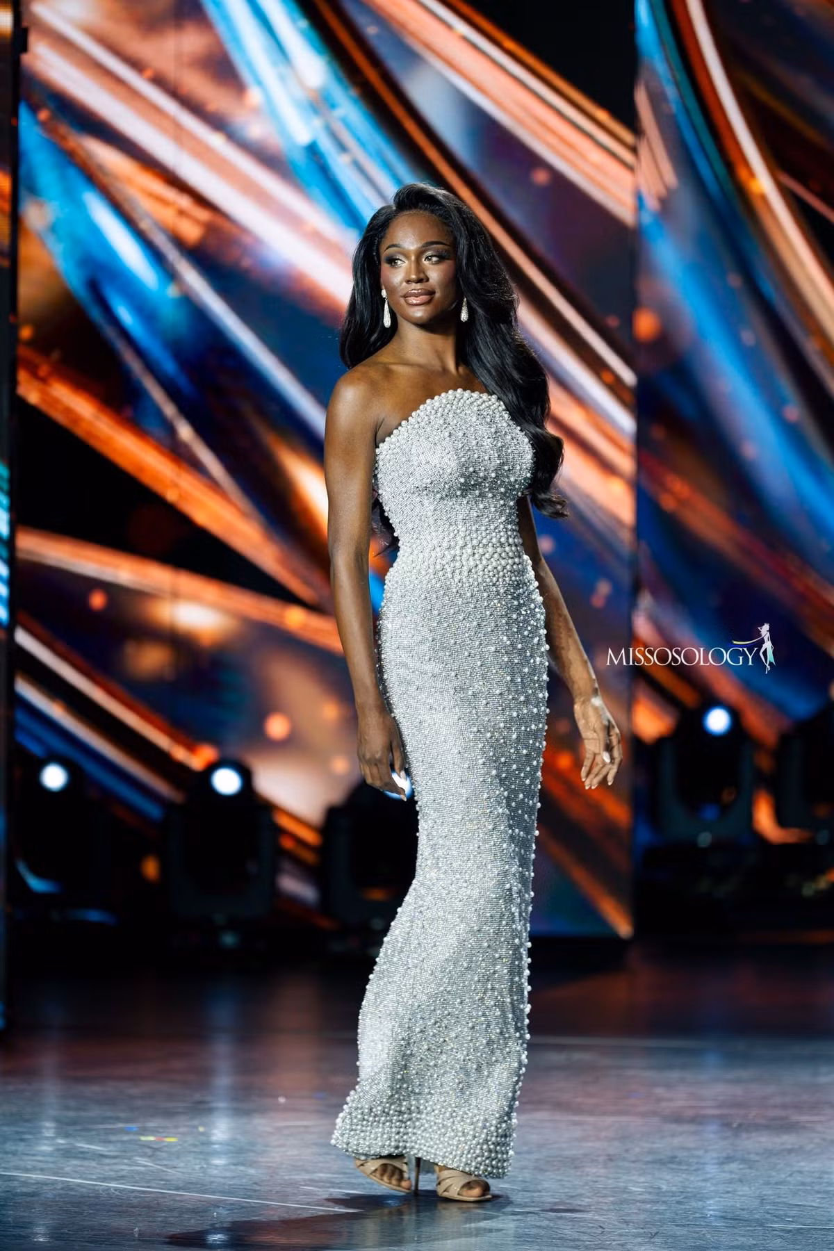 Ở Hoa hậu Chuyển giới Quốc tế 2025, đại diện Mỹ luôn thuộc top thí sinh mạnh. Ảnh: Missosology.