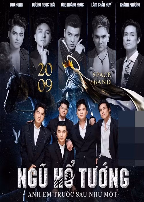 Theo Tiền Phong, Phòng An ninh mạng và Phòng chống tội phạm sử dụng công nghệ cao - Công an TPHCM triệu tập Ưng Hoàng Phúc, Khánh Phương, Dương Ngọc Thái, Lâm Chấn Huy và Lưu Hưng (các thành viên nhóm Ngũ hổ tướng) liên quan đến việc "đăng tải MV trên nền tảng mạng xã hội". Ảnh: FB Ưng Hoàng Phúc.