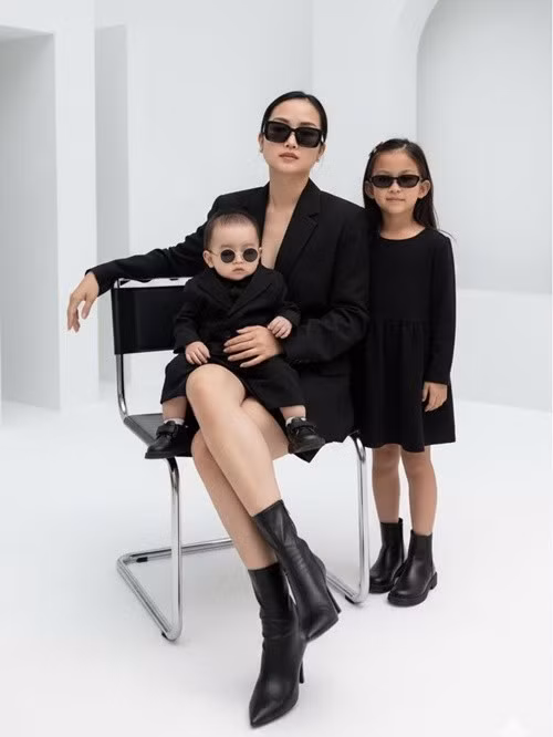 Vợ Lam Trường lấy lại được vóc dáng thon thả sau 6 tháng sinh nở. Ảnh: FB Yến Phương.