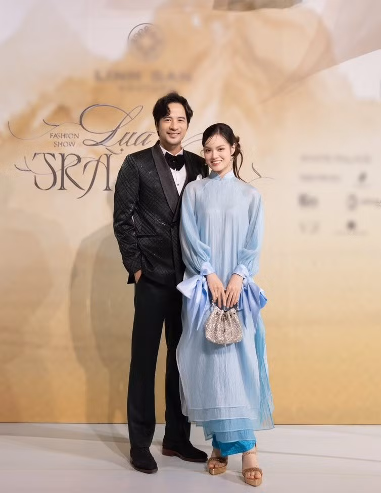 Tháng 10/2025, Đoàn Minh Tài sánh đôi cùng Sunny Đan Ngọc ở một chương trình thời trang. Ảnh: FB Sunny Đan Ngọc.