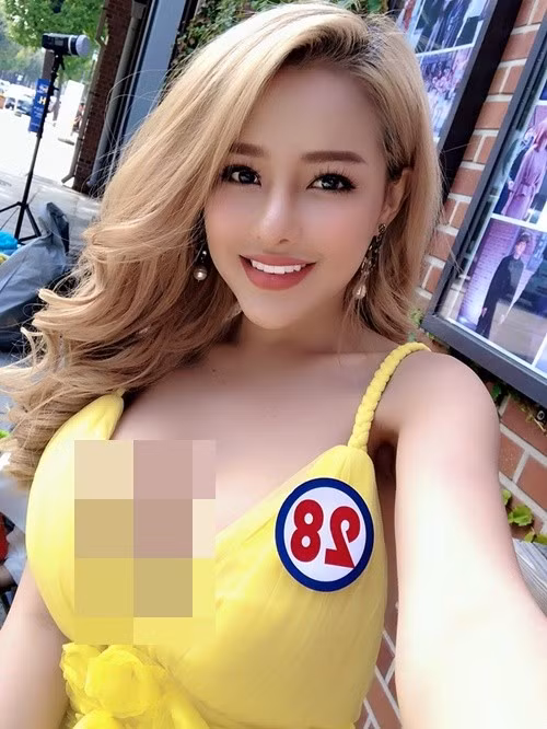 Theo Vnmedia, Ngân 98 từng giành danh hiệu á hậu 2 cuộc thi Miss Business Beauty World 2019 (Hoa hậu Doanh nhân sắc đẹp thế giới 2019) được tổ chức tại Hàn Quốc. Ảnh: Dân Việt.