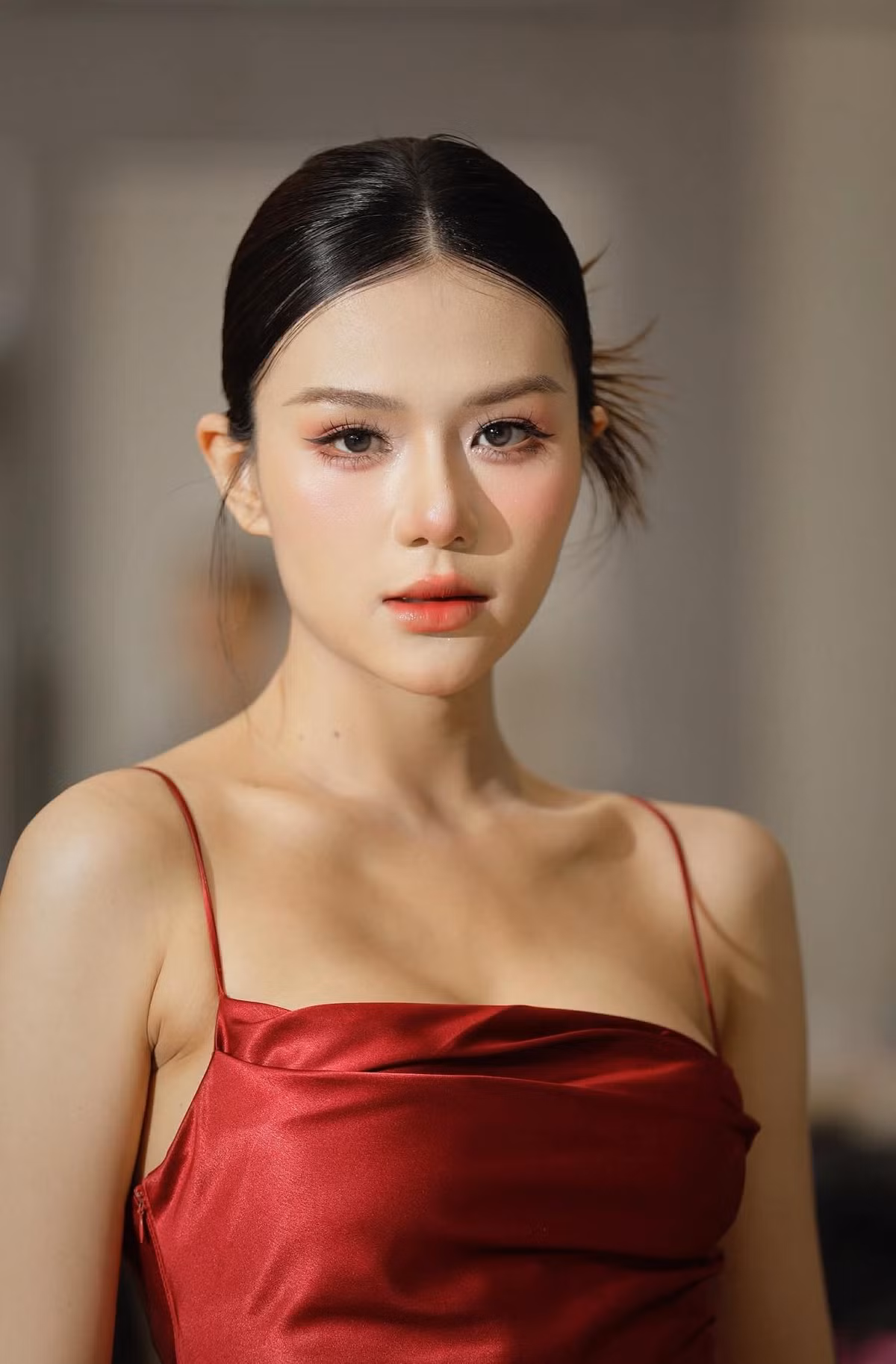 Theo Gia đình &amp; Xã hội, Kiều Trinh từng vào top 15 Hoa hậu Quốc gia Việt Nam 2024, Top 36 Miss Grand Vietnam 2024. Ảnh: Gia Đình Xã Hội.