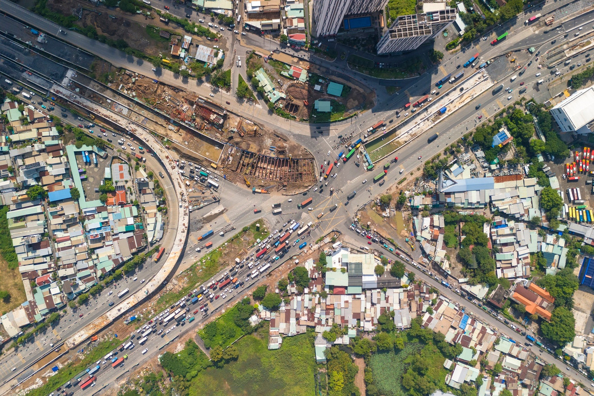 View - Cận cảnh cầu vượt nút giao An Phú dự kiến thông xe trong năm nay | Báo Tri thức và Cuộc sống - TIN TỨC PHỔ BIẾN KIẾN THỨC 24H