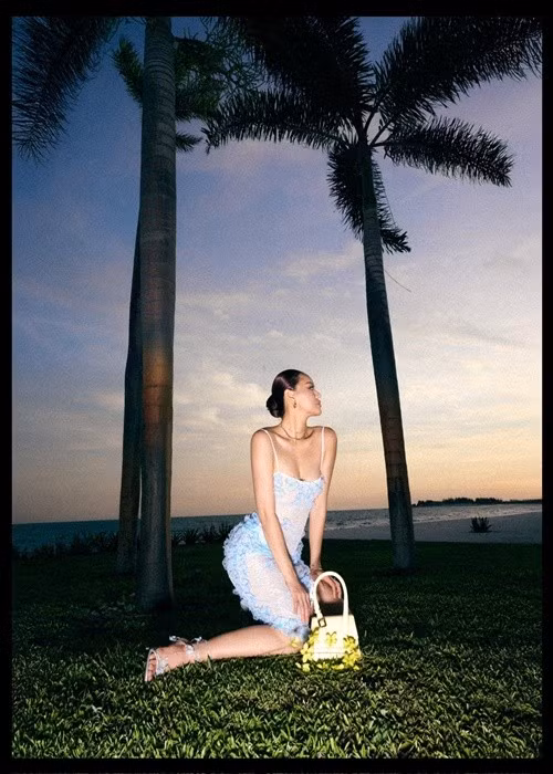 Nhan sắc của Mai Ngô đã qua dao kéo. Chân dài 30 tuổi thừa nhận nâng ngực, sửa mũi, cắt mí. Ảnh: FB Mai Ngô.