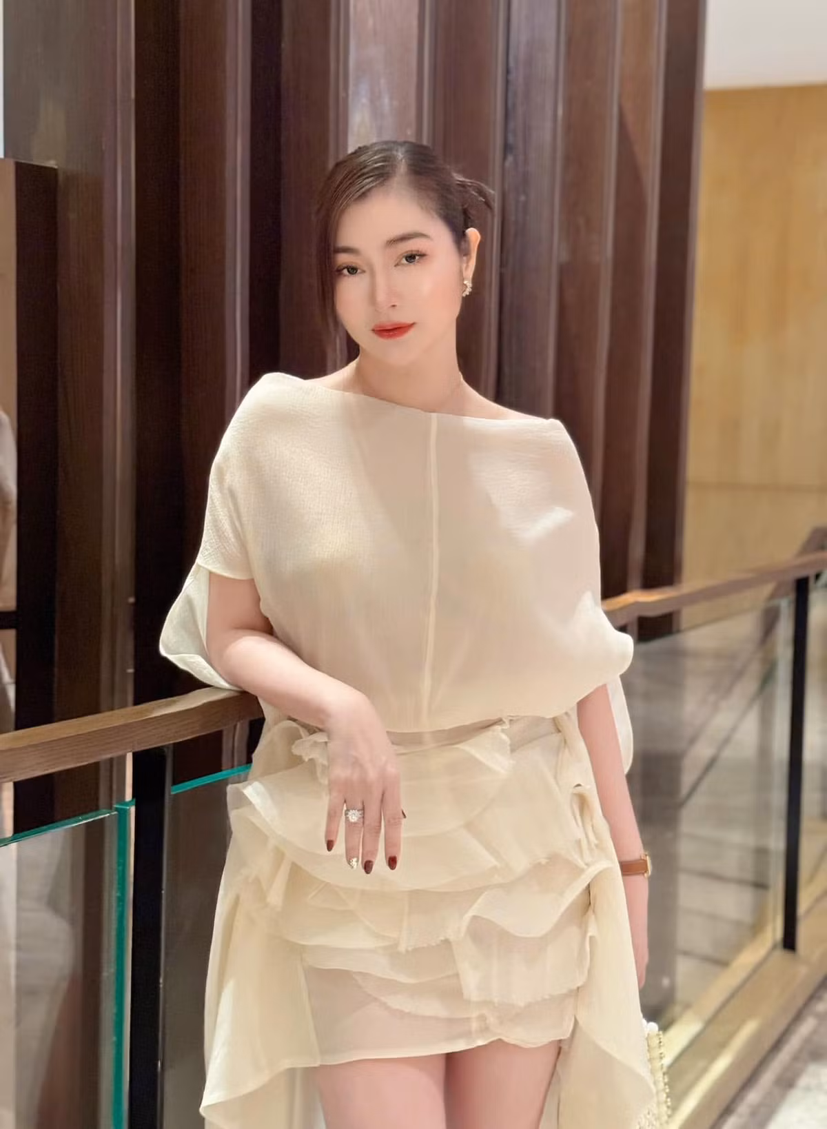 Thanh Trúc từng bị hiểu nhầm là mẹ đơn thân do trùng tên với một diễn viên khác. Người đẹp còn từng vướng tin đồn sinh con vì cân nặng tăng giảm thất thường. Ảnh: FB Thanh Trúc.