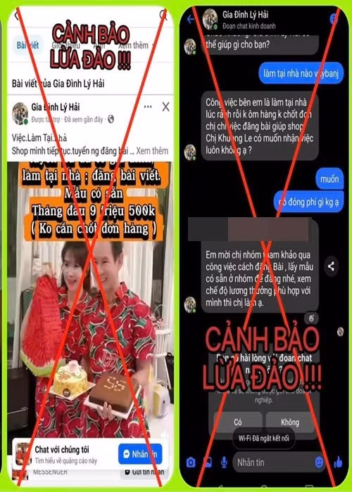 Ít ngày trước, Lý Hải - Minh Hà cũng cảnh báo bị lợi dụng hình ảnh. Ảnh: FB Lý Hải.