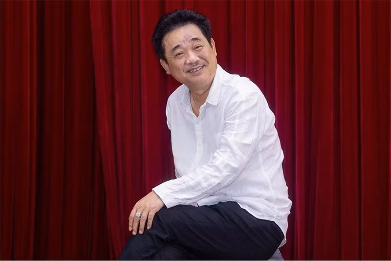 Quốc Khánh đoạt giải Nam diễn viên chính xuất sắc nhất ở Cánh Diều Vàng 2006. Ảnh: Vietnamnet.